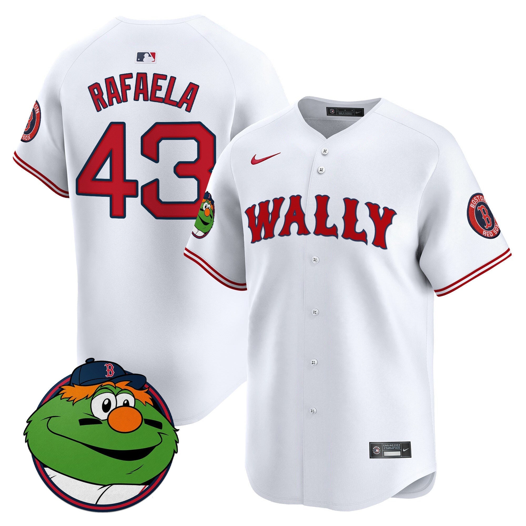Men's Boston Red Sox Wally Vapor Premier Limited Jersey - All Stitched