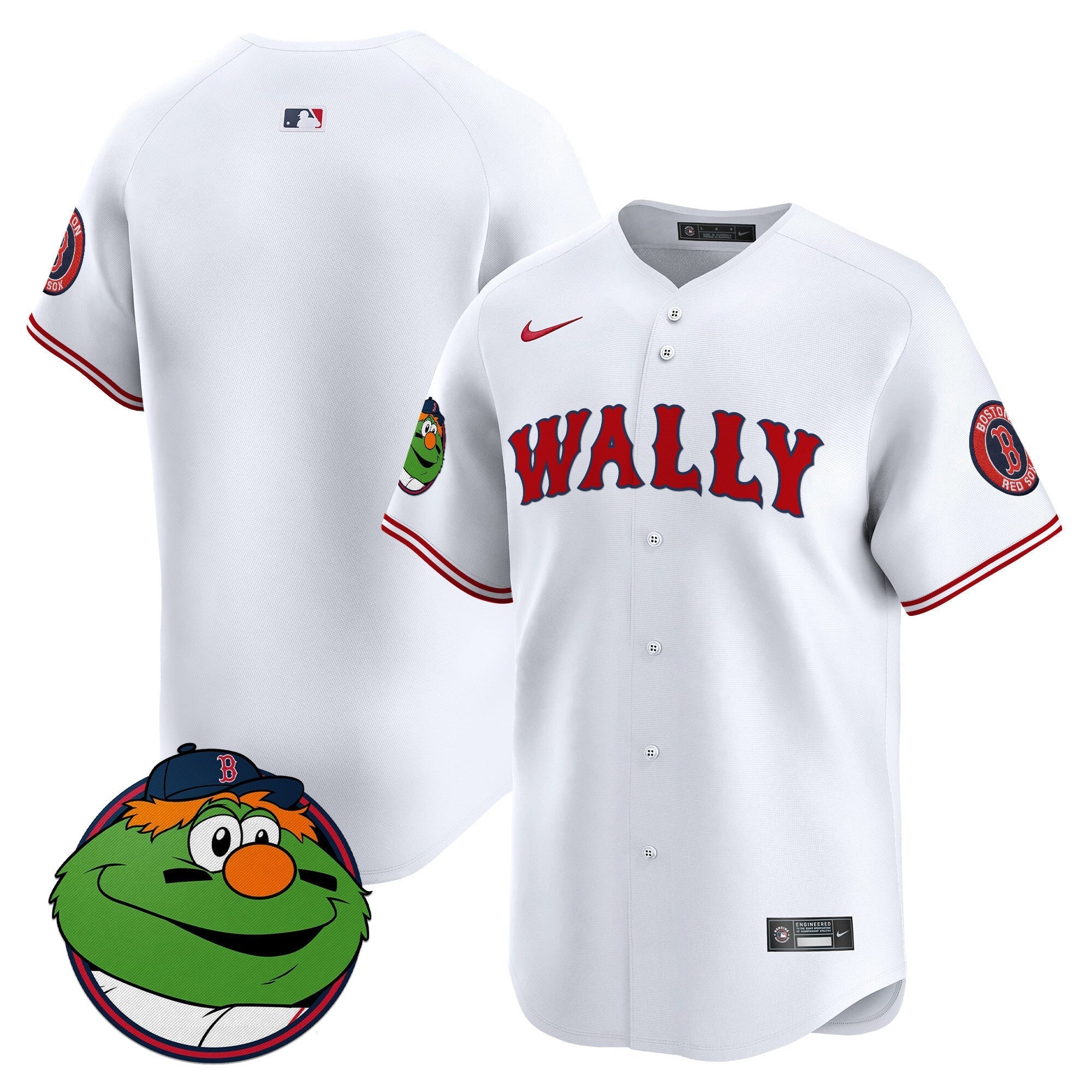 Men's Boston Red Sox Wally Vapor Premier Limited Jersey - All Stitched
