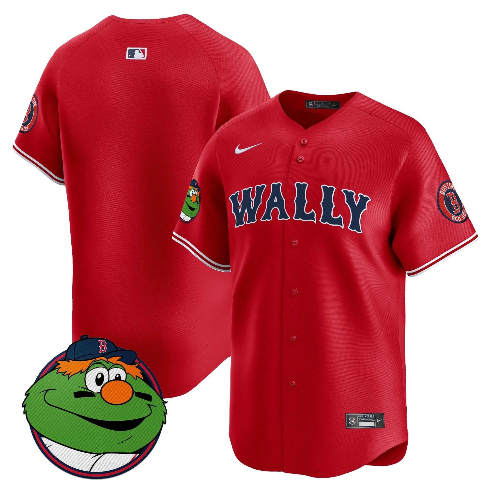 Men's Boston Red Sox Wally Vapor Premier Limited Jersey - All Stitched