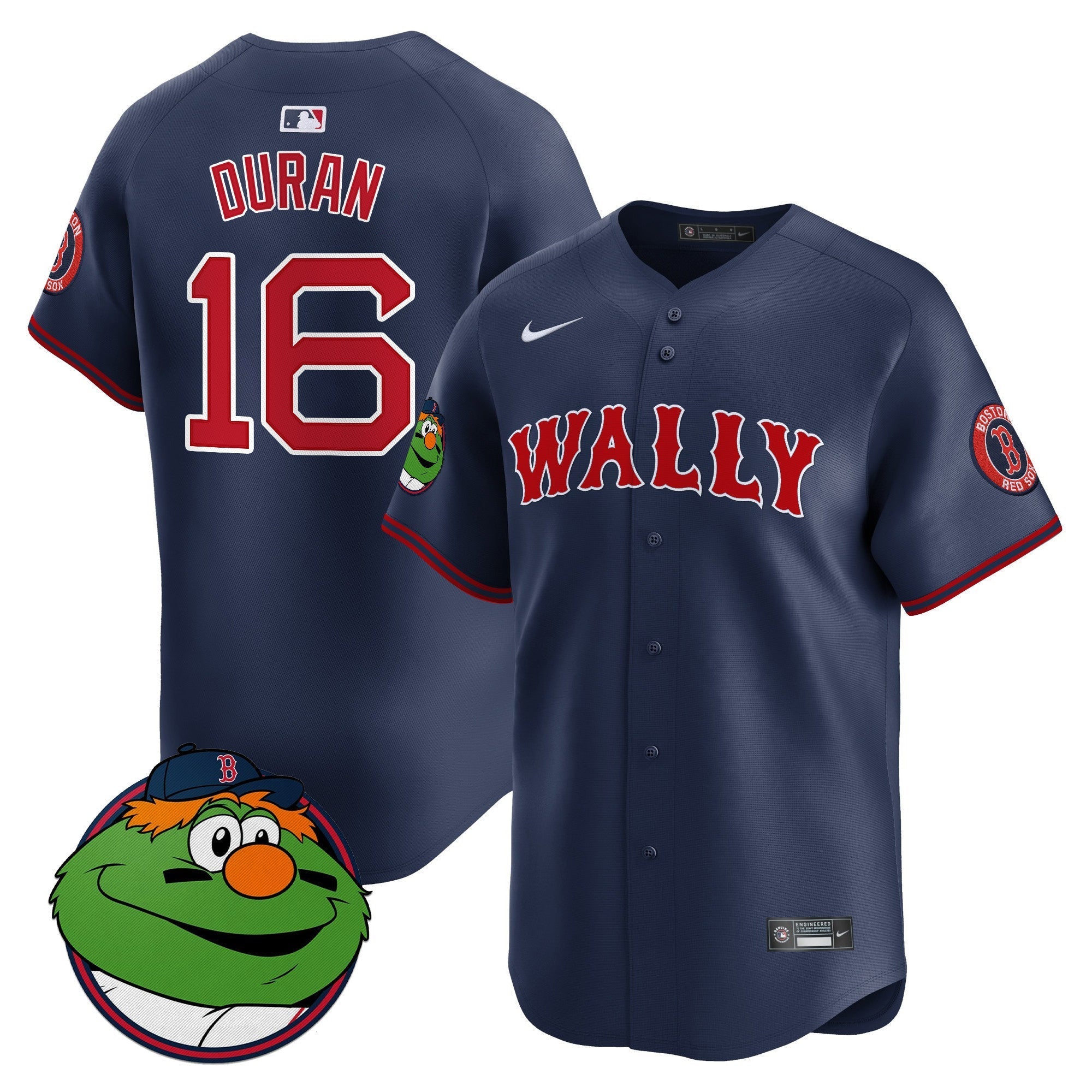 Men's Boston Red Sox Wally Vapor Premier Limited Jersey - All Stitched