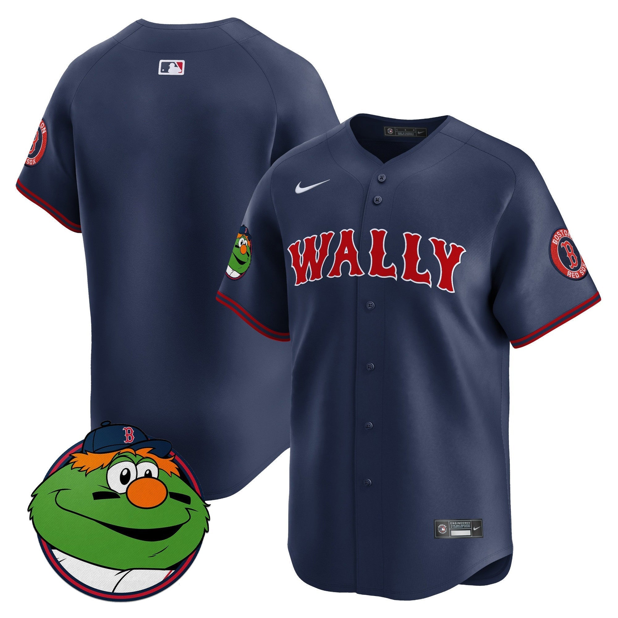 Men's Boston Red Sox Wally Vapor Premier Limited Jersey - All Stitched