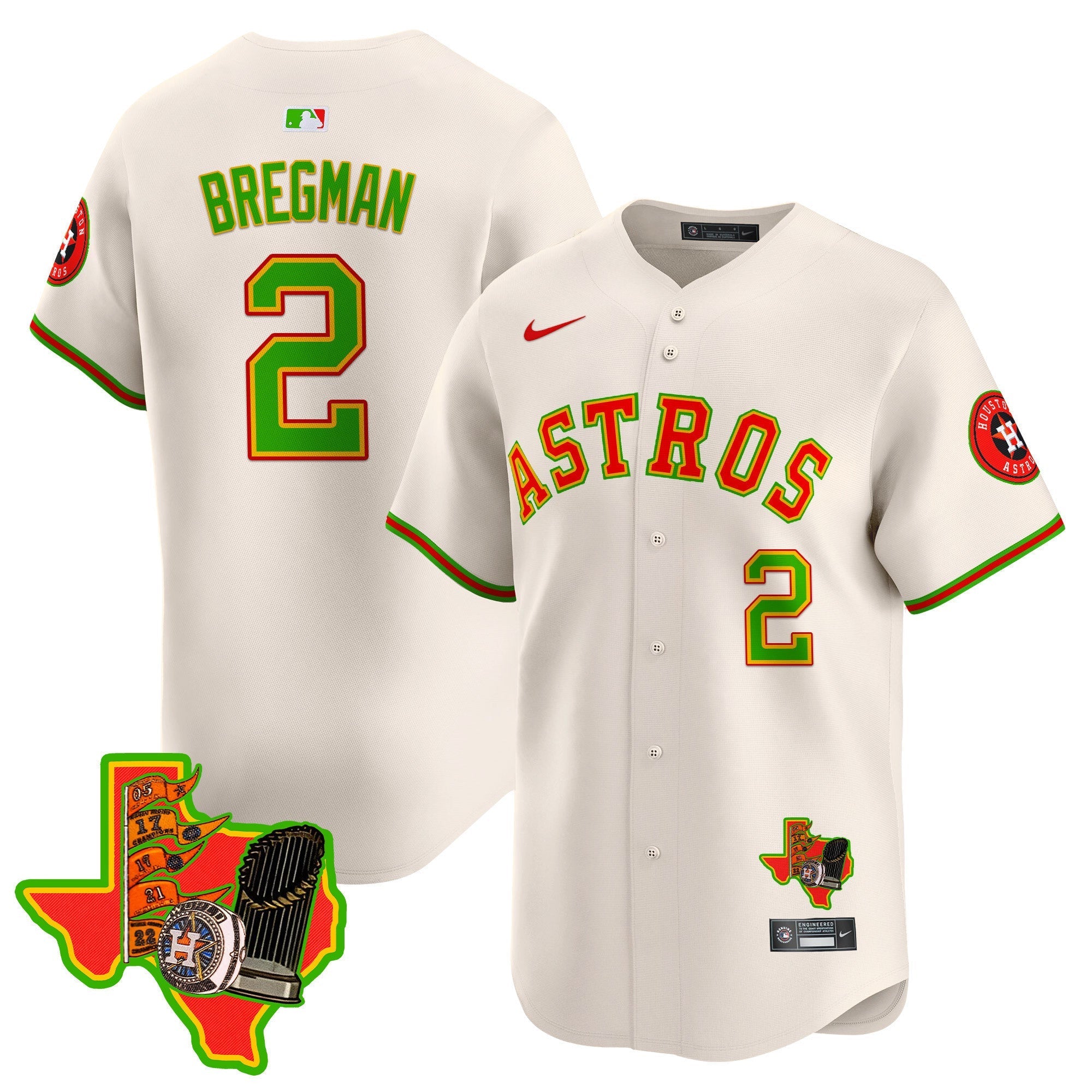 Men's Astros The Loteria Vapor Premier Limited Jersey - All Stitched