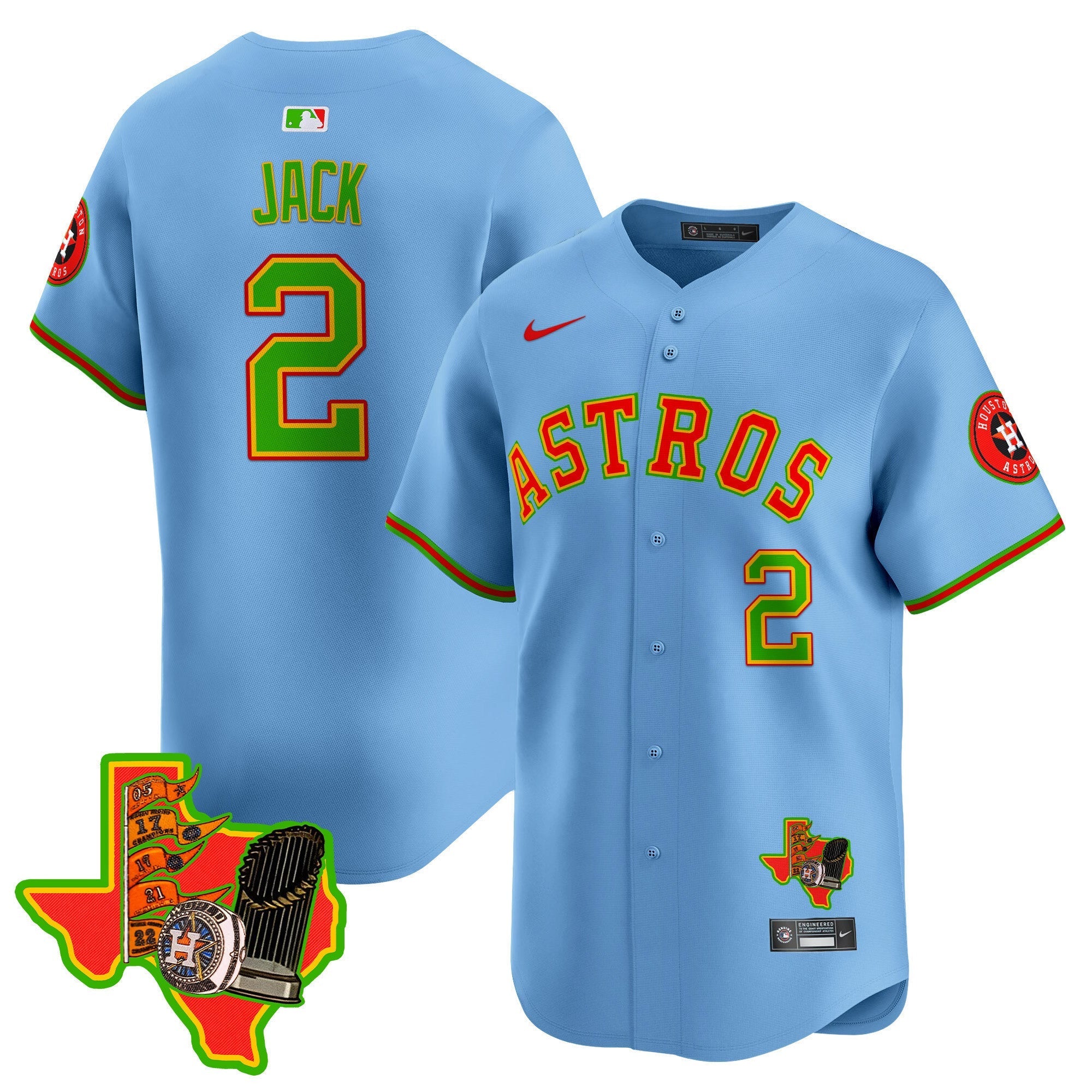Men's Astros The Loteria Vapor Premier Limited Jersey - All Stitched