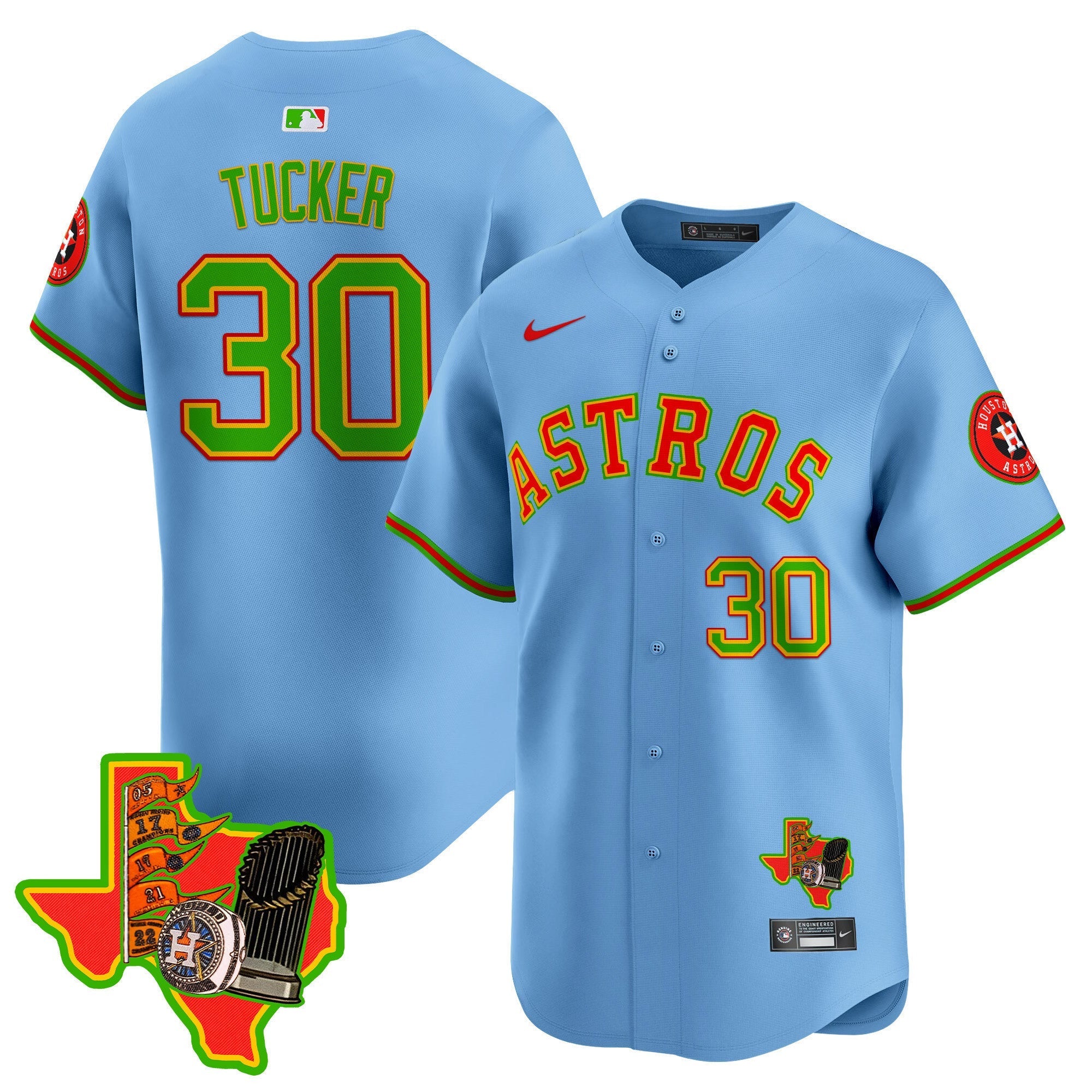 Men's Astros The Loteria Vapor Premier Limited Jersey - All Stitched