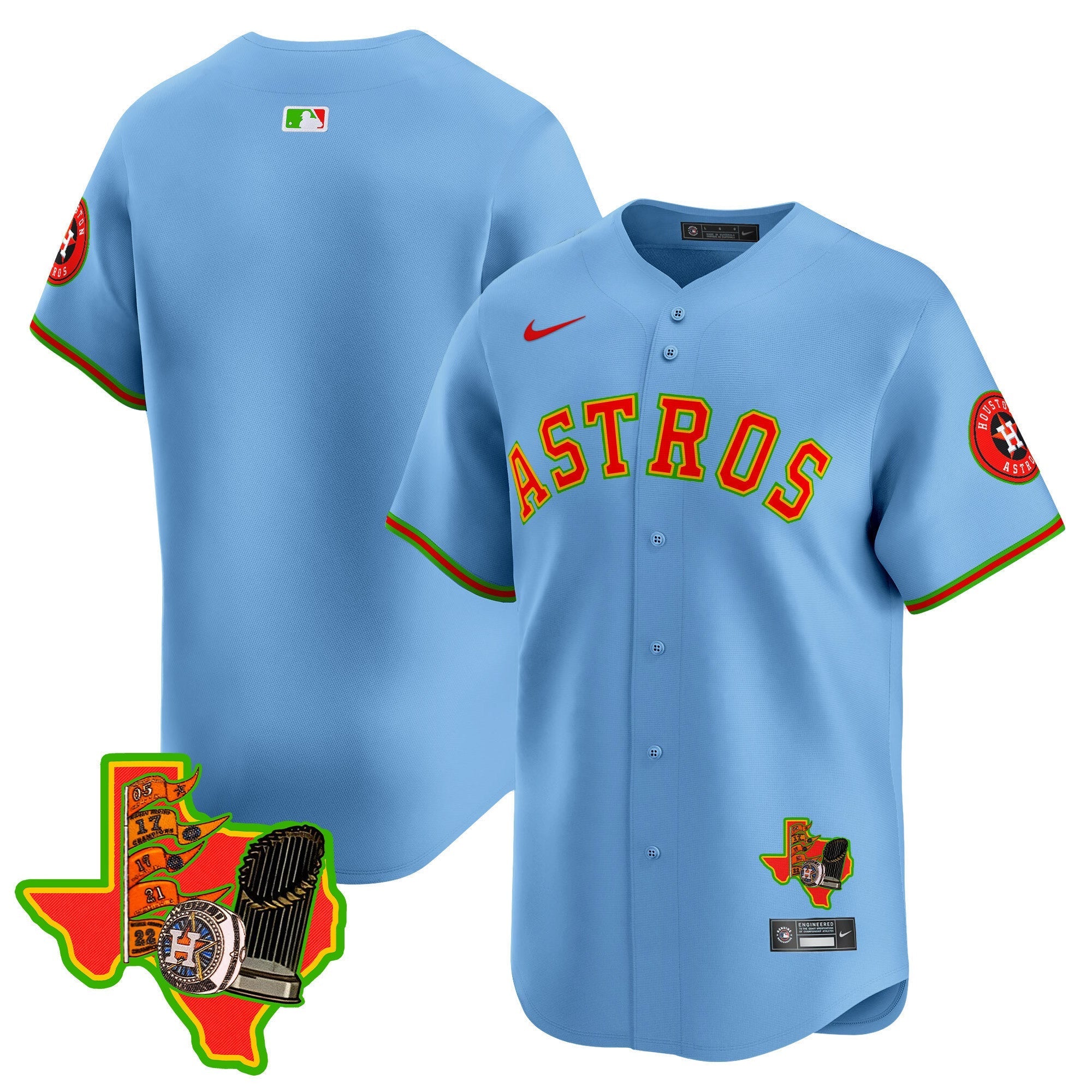 Men's Astros The Loteria Vapor Premier Limited Jersey - All Stitched