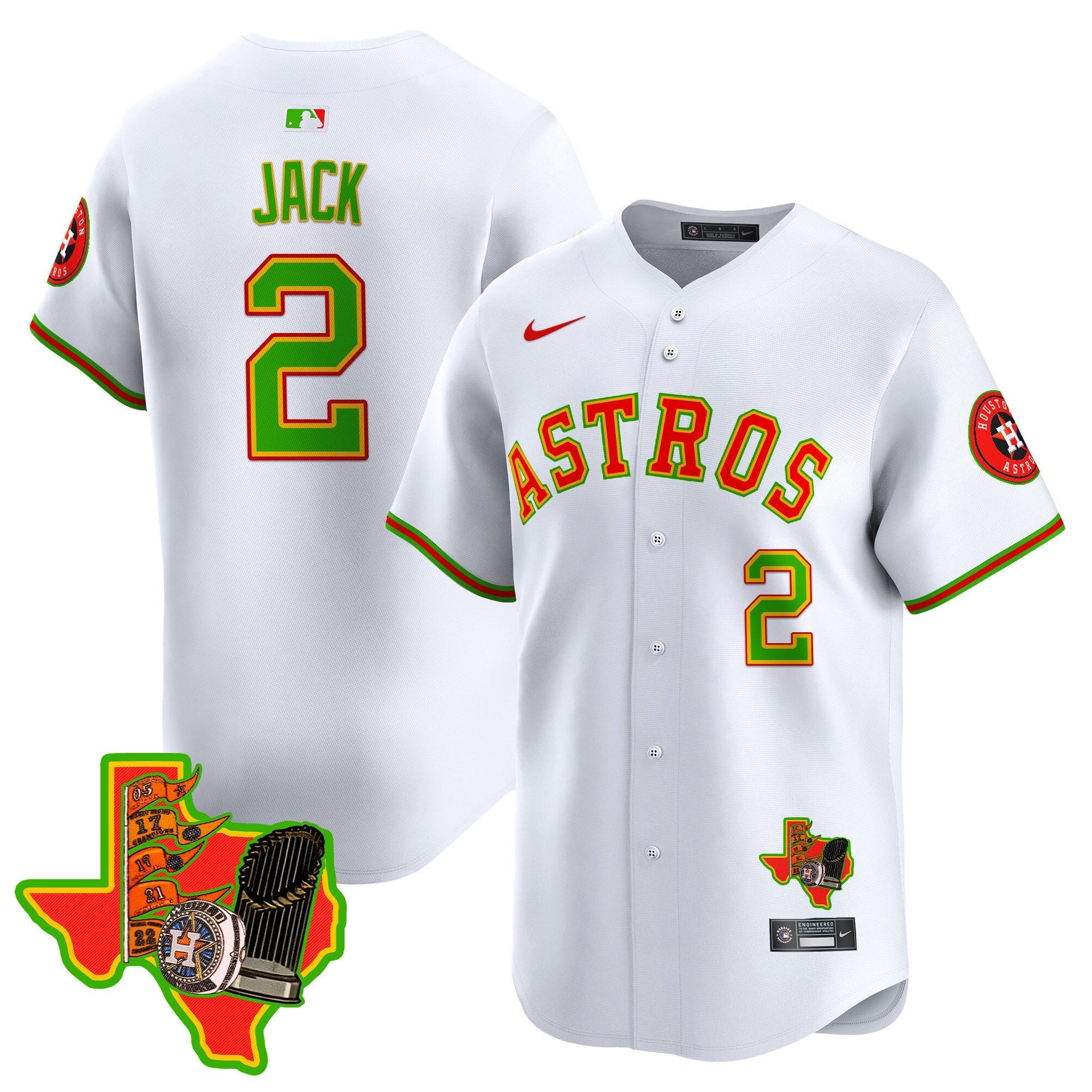 Men's Astros The Loteria Vapor Premier Limited Jersey - All Stitched