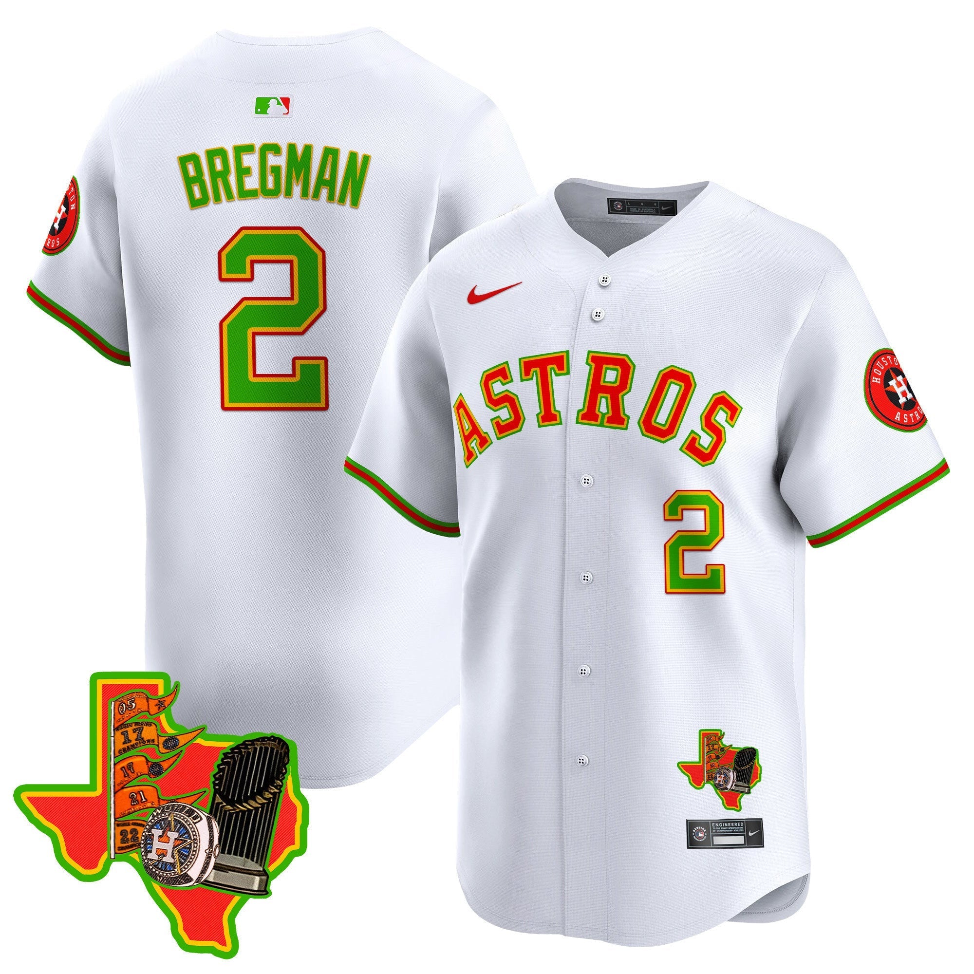 Men's Astros The Loteria Vapor Premier Limited Jersey - All Stitched