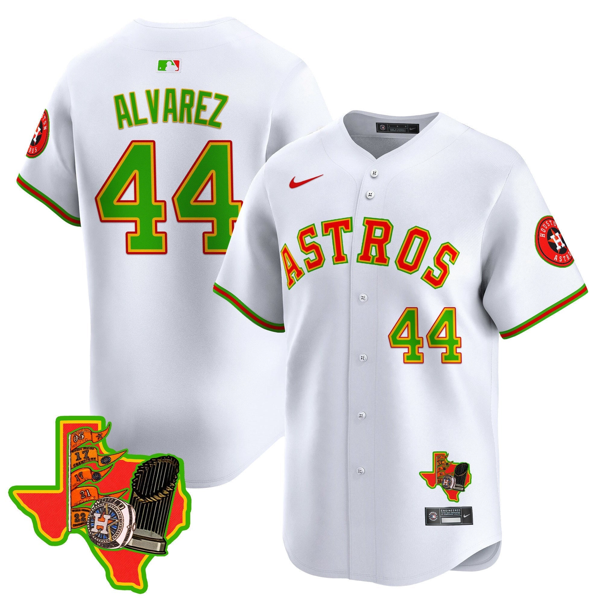 Men's Astros The Loteria Vapor Premier Limited Jersey - All Stitched