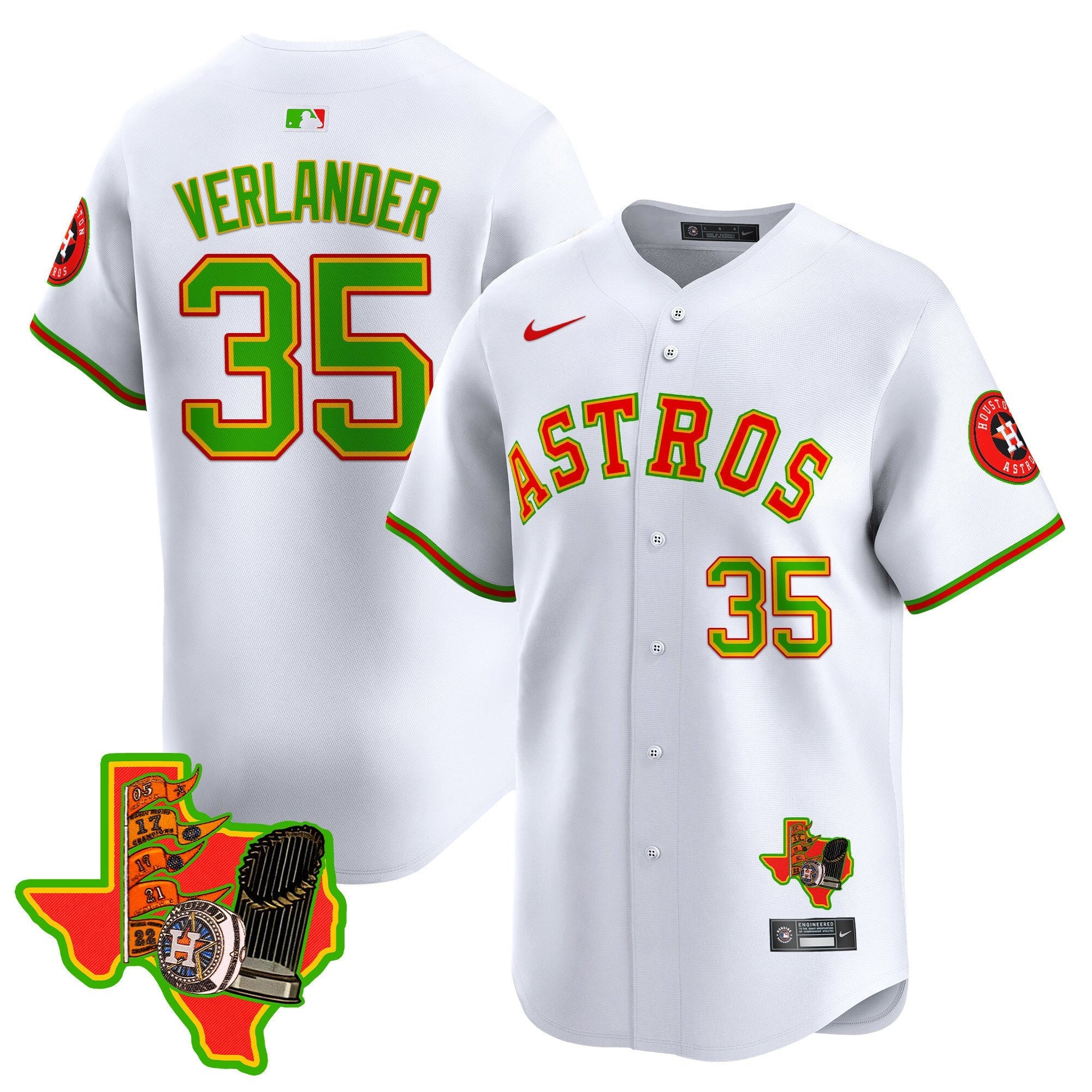 Men's Astros The Loteria Vapor Premier Limited Jersey - All Stitched