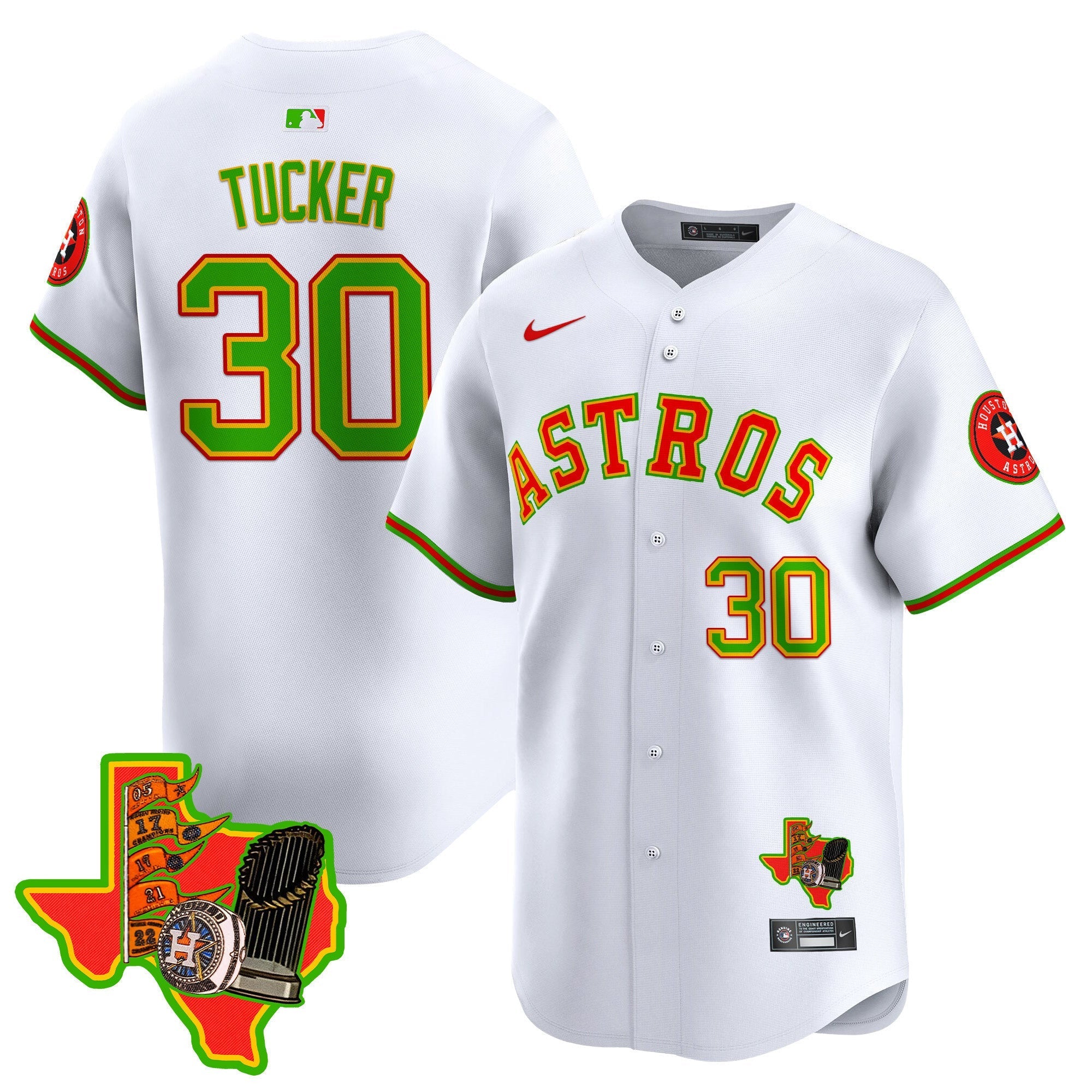 Men's Astros The Loteria Vapor Premier Limited Jersey - All Stitched