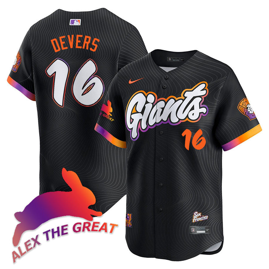 Women's San Francisco Giants "Alex the Great" Rabbit Memories 2025 Jersey - All Stitched