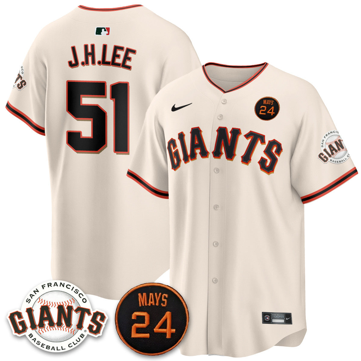 Men's San Francisco Giants 2025 Limited Jersey - All Stitched